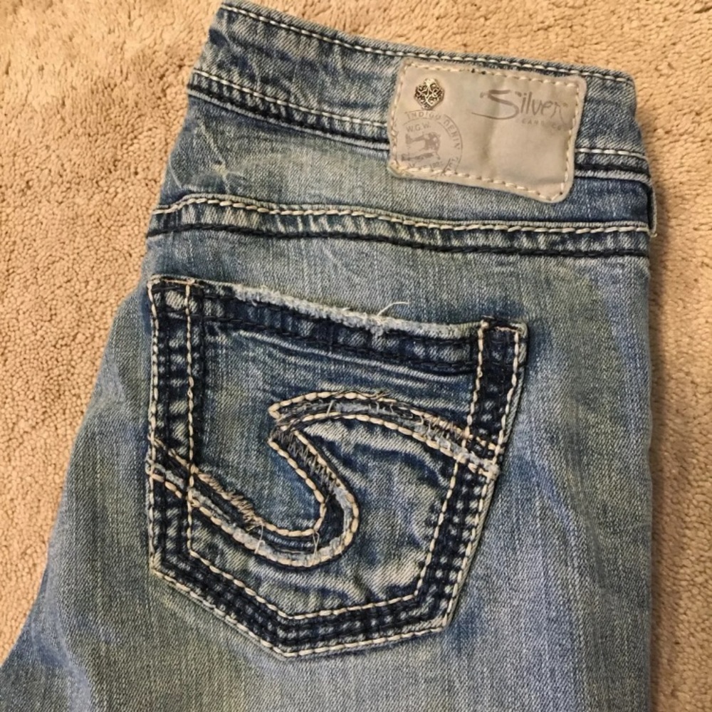 Silver jeans